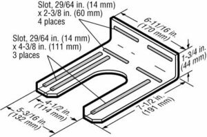 Mounting Universal Flange Kit Lube Level Regulator