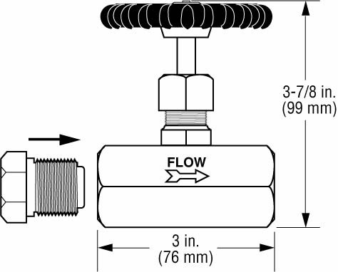 PD8100 Series Pulsation Dampeners Diagram