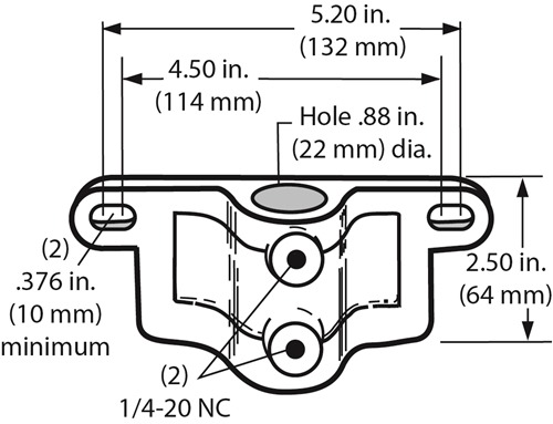 Mounting Pipe Bracket Kit