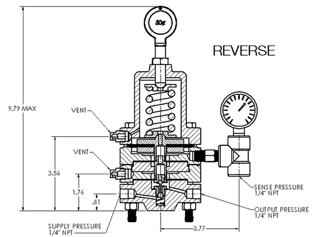PC48 Reverse Dimensions