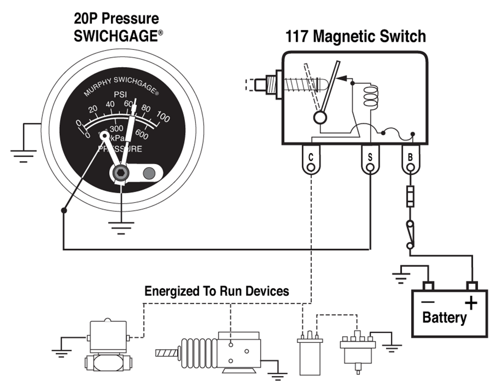 Typical with 117 Magnetic Switch