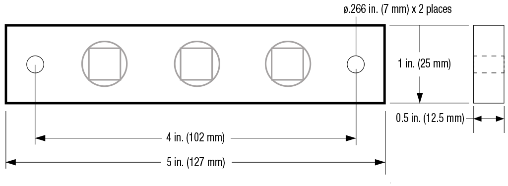 Dimensions 601 CD Charging Bar