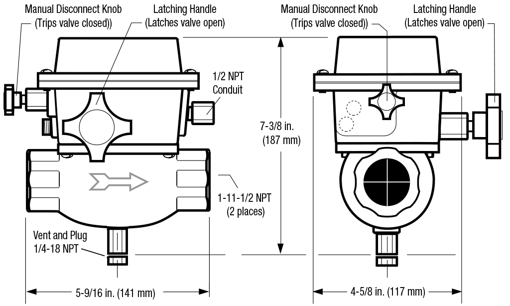 M2582 Dimensions