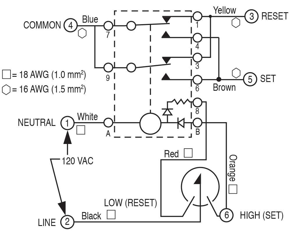 Internal Wiring OPLBP Diagram